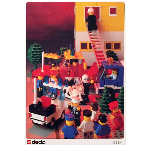 Fiche d'activité, pour coffret 9354 - Pompiers et Police (Activity Sheet, for Set 9354 - Fire Brigade and Police)