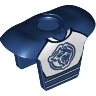 Armure de corps de hockey de sport de minifigurine avec le motif imprimé de raton laveur (Minifig Neckwear Sports Hockey Body Armor with Raccoon Print)