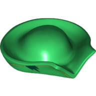 Chapeau pirate circulaire avec pli en bord et ligne de vert citron autour de bord motif imprimé (Hat Pirate Circular with Fold in Brim and Lime Line around Brim Print)
