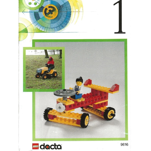 Carnet d'activités 1 - Tondeuse à gazon - coffret 9616 (Activity Booklet 1 - Lawnmower - Set 9616)