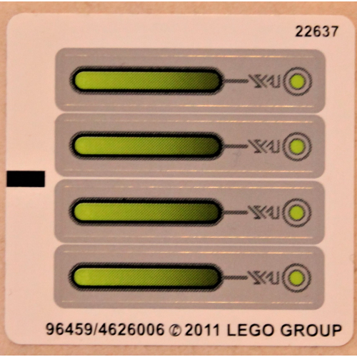 Visuel indicatif Rebrickable de Feuille d'autocollant 2 pour coffret 7067-1 (Sticker Sheet 2 for Set 7067-1)