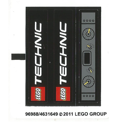 Visuel indicatif Rebrickable de Feuille d'autocollant 2 pour coffret 8110-1 (Sticker Sheet 2 for Set 8110-1)