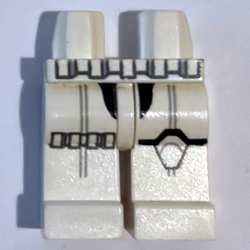 Bassin et jambes blanches avec motif imprimé Stormtrooper (Hips and White Legs with Stormtrooper Print)