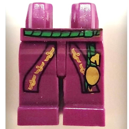 Bassin et jambes pourpre clair avec robe et ceinture imprimées (Hips and Light Purple Legs with Dumbledore Robe and Belt Print)