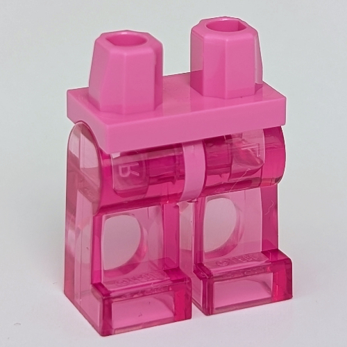 Bassin et jambes rose foncé transparent (Hips and Trans-Dark Pink Legs)
