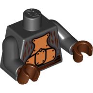Visuel indicatif Rebrickable de Torse, Motif imprimé armure dorée (Lando Calrissian - Skiff Guard), bras noirs, mains brun rougeâtre (Torso, Gold Body Armor Print (Lando Calrissian - Skiff Guard), Black Arms, Reddish Brown Hands)