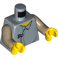 Visuel indicatif Rebrickable de Torse, robes avec fermoir imprimé, bras beige foncé, mains jaunes (Torso, Robes with Clasp Print, Dark Tan Arms, Yellow Hands)