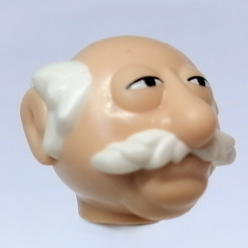 Tête de minifigurine Spécial (Waldorf) (Minifig Head Special (Waldorf))