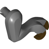 Visuel indicatif Rebrickable de Partie du corps animal, Dinosaure, Tyrannosaurus Rex Bras / Jambe, Droite, Petit, Marron foncé (Animal Body Part, Dinosaur, Tyrannosaurus Rex Arm / Leg, Right, Small, Dark Brown Claws Print)