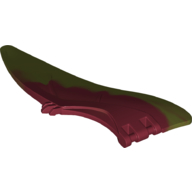 Visuel indicatif Rebrickable de Partie du corps animal, Dinosaure, Aile de ptéranodon, droite avec motif vert olive marbré (Animal Body Part, Dinosaur, Pteranodon Wing, Right with Marbled Olive Green Pattern)