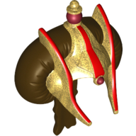 Cheveux et coiffe, chignon avec tresse, coiffe en or avec motif imprimé insigne royal (queen amidala) (Hair and Headdress, Bun with Braid, Gold Headdress with Royal Insignia Print (Queen Amidala))