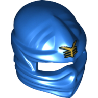 Enveloppe avec avant-garde Ridge et or Caractère asiatique imprimé (Jay) (Wrap with Forehead Ridge and Gold Asian Character Print (Jay))