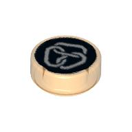 Visuel indicatif Rebrickable de Tuile ronde 1 x 1 avec motif imprimé Ninjago Constrictai (Tile Round 1 x 1 with Ninjago Constrictai Print)