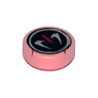 Visuel indicatif Rebrickable de Tuile ronde 1 x 1 avec motif imprimé Fangpyre (Tile Round 1 x 1 with Fangpyre Print)