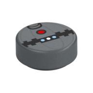 Visuel indicatif Rebrickable de Tuile ronde 1 x 1 avec motif imprimé Détonateur thermique (Tile Round 1 x 1 with Thermal Detonator Print)