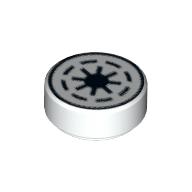 Visuel indicatif Rebrickable de Tuile ronde 1 x 1 avec motif imprimé république sw (Tile Round 1 x 1 with SW Republic Print)
