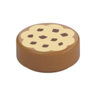 Visuel indicatif Rebrickable de Tuile ronde 1 x 1 avec motif imprimé Cookie (Tile Round 1 x 1 with Cookie Print)