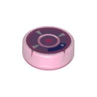 Visuel indicatif Rebrickable de Tuile ronde 1 x 1 avec motif imprimé Détonateur (Tile Round 1 x 1 with Detonator Print)