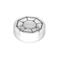 Visuel indicatif Rebrickable de Tuile ronde 1 x 1 avec octogone (pierre d'arc) motif imprimé (Tile Round 1 x 1 with Octagon (Arkenstone) Print)