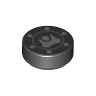 Visuel indicatif Rebrickable de Tuile ronde 1 x 1 avec le modèle imprimé de remplissage / carburant / bouchon de gaz (Tile Round 1 x 1 with Filler / Fuel / Gas Cap Print)
