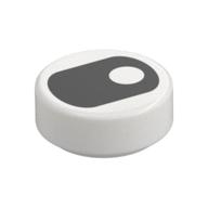 Visuel indicatif Rebrickable de Tuile ronde 1 x 1 avec œillets, côté central Motif imprimé Pupille (Tile Round 1 x 1 with Squinted Eye, Center Side Pupil Print)