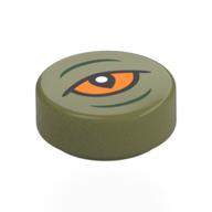 Visuel indicatif Rebrickable de Tuile ronde 1 x 1 avec motif imprimé œil de rosée (Tile Round 1 x 1 with Dewback Eye Print)