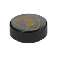 Visuel indicatif Rebrickable de Tuile ronde 1 x 1 avec motif imprimé symbole lamborghini (Tile Round 1 x 1 with Lamborghini Symbol Print)
