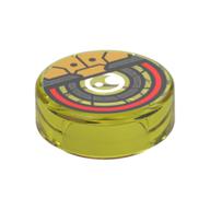 Visuel indicatif Rebrickable de Tuile ronde 1 x 1 avec motif Mech œil imprimé (Tile Round 1 x 1 with Mech Eye Print)