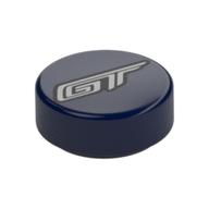 Visuel indicatif Rebrickable de Tuile ronde 1 x 1 avec motif imprimé 'GT' (Tile Round 1 x 1 with 'GT' Print)
