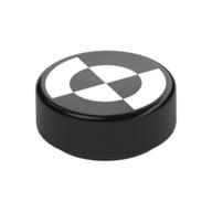 Visuel indicatif Rebrickable de Tuile ronde 1 x 1 avec motif imprimé quart de blanc (Tile Round 1 x 1 with White Quarter Circles Print)