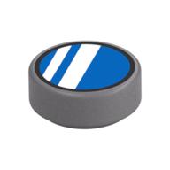 Visuel indicatif Rebrickable de Tuile ronde 1 x 1 avec Lunettes motif imprimé (Tile Round 1 x 1 with Glasses Print)