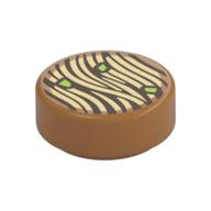 Visuel indicatif Rebrickable de Tuile ronde 1 x 1 avec motif imprimé nouilles (Tile Round 1 x 1 with Noodles Print)