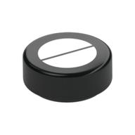 Visuel indicatif Rebrickable de Tuile ronde 1 x 1 avec 2 demi-cercles argentés/ Motif imprimé tête de vis (Tile Round 1 x 1 with 2 Silver Half Circles/ Screw Head Print)