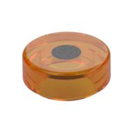 Visuel indicatif Rebrickable de Tuile ronde 1 x 1 avec motif imprimé à pois argenté (Tile Round 1 x 1 with Silver Dot Print)