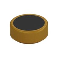 Visuel indicatif Rebrickable de Tuile ronde 1 x 1 avec grand motif imprimé à pois noirs (Tile Round 1 x 1 with Large Black Dot Print)