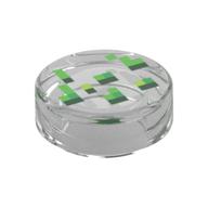 Visuel indicatif Rebrickable de Tuile ronde 1 x 1 avec motif imprimé de graines de blé pixelisées vert / vert foncé (Tile Round 1 x 1 with Green / Dark Green Pixelated Wheat Seeds Print)