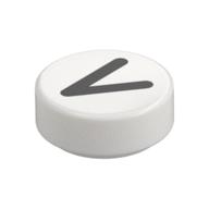 Visuel indicatif Rebrickable de Tuile ronde 1 x 1 avec grand motif noir imprimé (Tile Round 1 x 1 with Large Black < Print)