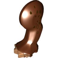 Visuel indicatif Rebrickable de Partie du corps de l'animal, dinosaure, ankylosaurus jambe, gauche, avant, avec connecteur, ongles nougat et taches brun foncé motif imprimé (Animal Body Part, Dinosaur, Ankylosaurus Leg, Left, Front, with Pin, Nougat Nails and Dark Brown Patches Print)
