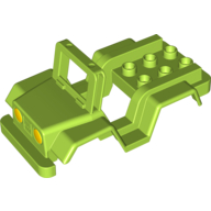 Visuel indicatif Rebrickable de Duplo Carrosserie Jeep avec Phares motif imprimé (Duplo Car Body Jeep with Headlights Print)