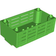 Visuel indicatif Rebrickable de Boîte à conteneurs Duplo, 4 1/2 x 8, avec tenons sur les coins (Duplo Container Box, 4 1/2 x 8, with Studs on Corners)