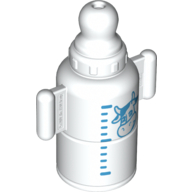 Visuel indicatif Rebrickable de Duplo biberon avec des lignes de vache et échelle motif imprimé (Duplo Baby Bottle with Cow and Scale Lines Print)