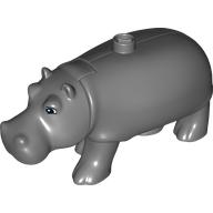 Visuel indicatif Rebrickable de Hippopotame Duplo animal, adulte avec ouverture de la mâchoire (Duplo Animal Hippo, Adult with Opening Jaw)