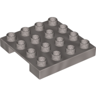 Visuel indicatif Rebrickable de Palette de chargement Duplo 4 x 4 Côté lisse (Duplo Loading Pallet 4 x 4 Smooth Side)