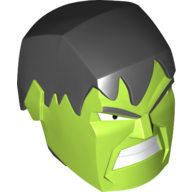 Visuel indicatif Rebrickable de Tête de grande figurine Hulk (Large Figure Head Hulk)