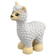Visuel indicatif Rebrickable de Animal Duplo Motif imprimé visage, oreilles et pieds (Duplo Animal Alpaca, Tan Face, Ears, and Feet Print)