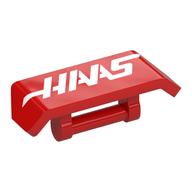 Visuel indicatif Rebrickable de Spoiler 2 x 4 avec poignée avec motif imprimé blanc 'HAAS' (Spoiler 2 x 4 with Handle with White 'HAAS' Print)