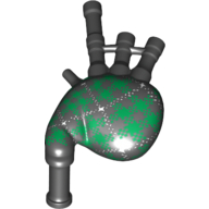 Visuel indicatif Rebrickable de Instrument de musique cornemuse avec motif imprimé Tartan vert et blanc (Musical Instrument Bagpipes with Green and White Tartan Print)