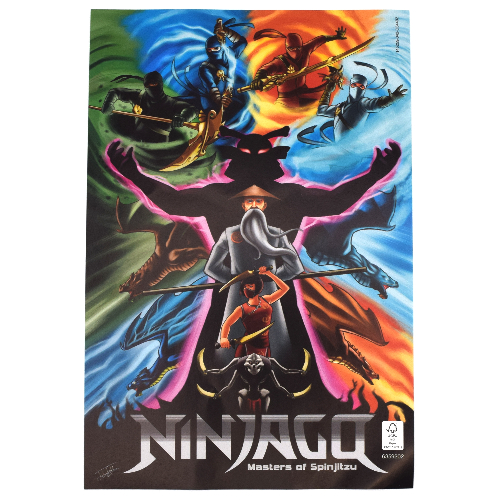 Affiche, Ninjago Fan Art imprimé (Poster, Ninjago Fan Art Print)