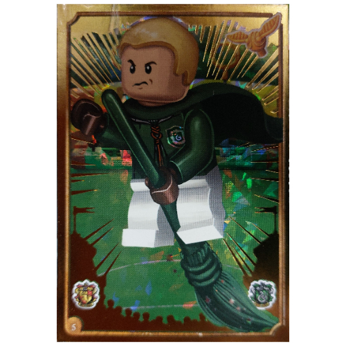 Visuel indicatif Rebrickable de Carte à collectionner, Harry Potter, Carte d'or - Draco Malfoy (Trading Card, Harry Potter, Gold Card - Draco Malfoy)