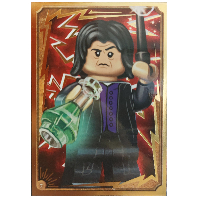 Visuel indicatif Rebrickable de Carte à collectionner, Harry Potter, carte d'or - professeur Severus Snape (Trading Card, Harry Potter, Gold Card - Professor Severus Snape)